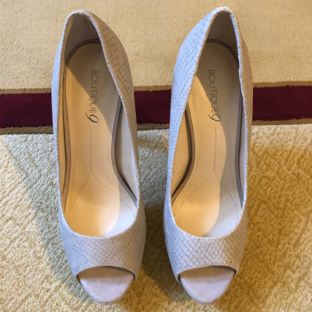 Boutique 9 - Nine West Peep Toe Platform Heels